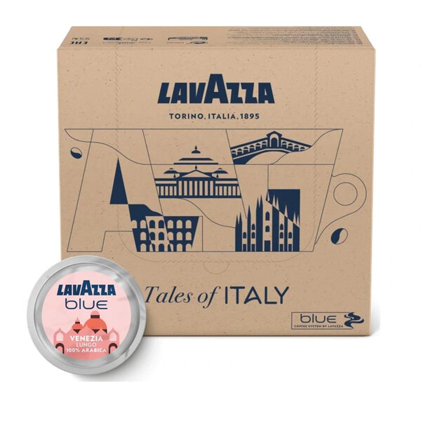 Coffee Tales of Italy Venezia Lungo BLUE Lavazza ( 100 capsules)