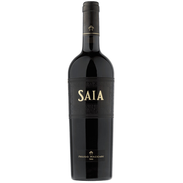 red wine Saia Nero d'Avola Sicilia DOC Feudo Maccari 2018г.
