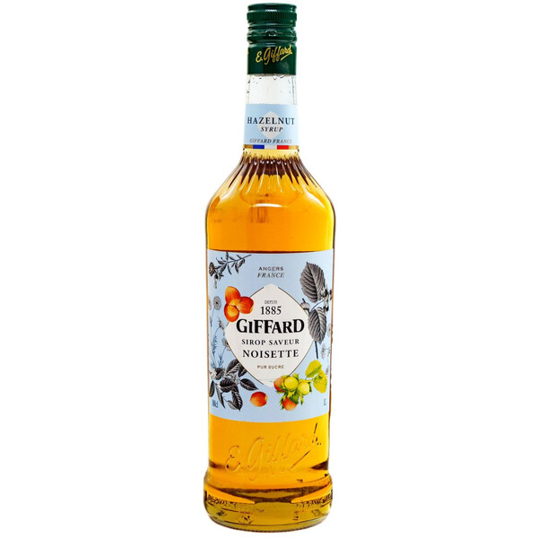 Hazelnut syrup 1.0 l. Giffard