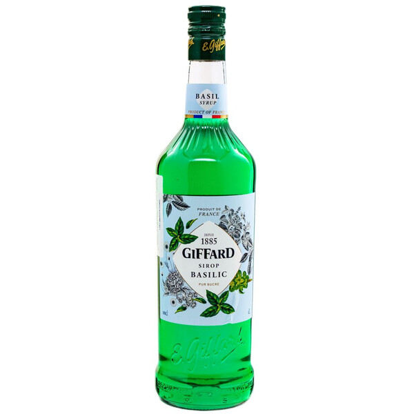 Basil syrup 1.0 l. Giffard