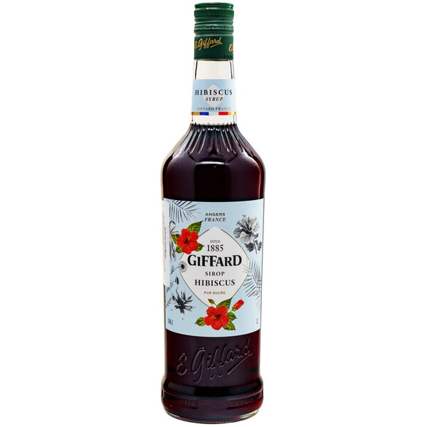 Hibiscus syrup 1.0 l.Giffard