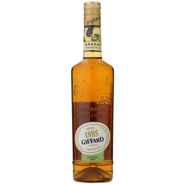 Non-alcoholic pineapple liqueur