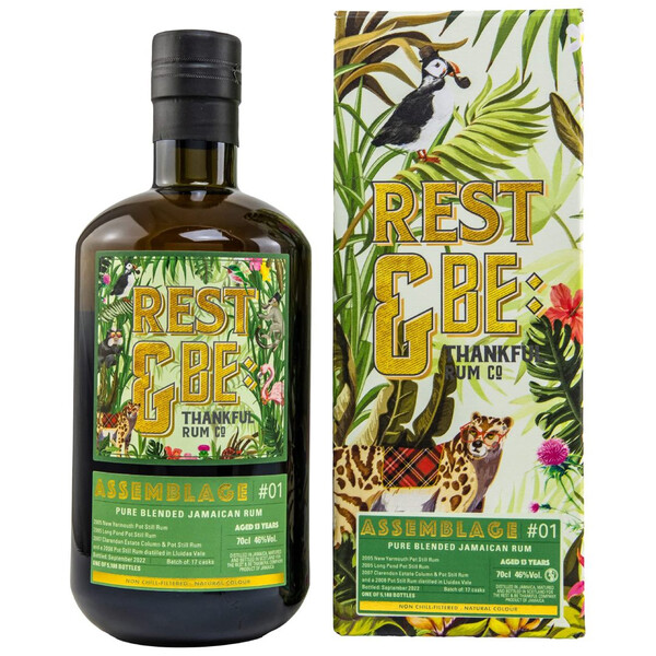 Rest & Be Thankful Jamaican Pure Blended Rum 13yr. Assembly #1 /2005