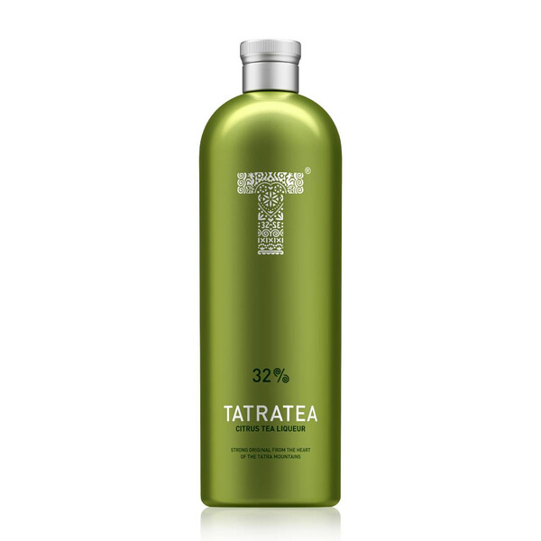 Liqueur based on herbal tea and citrus fruits Tatratea