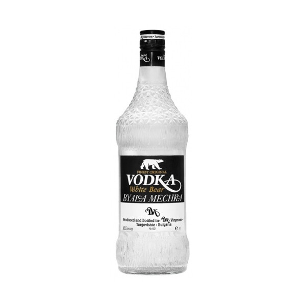 Водка Бяла Мечка 0,70л. Търговище ~ България *37,5% алк.с-е - нб 26