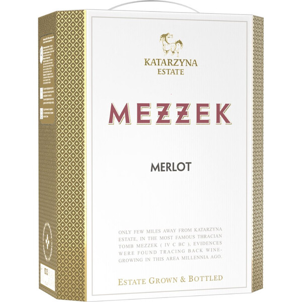 red wine Merlot Mezzek Katarzyna Estate 2024г.