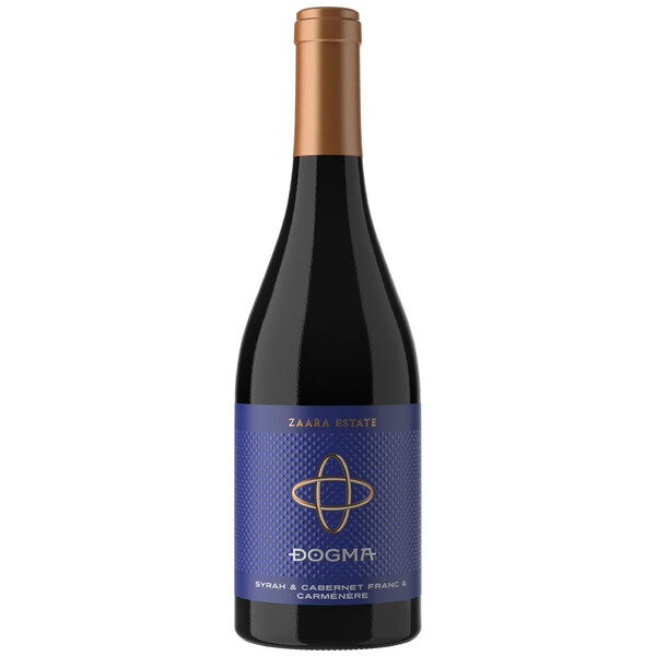 red wine Syrah & Cabernet Franc & Carmenere Dogma Zaara Estate 2023г.