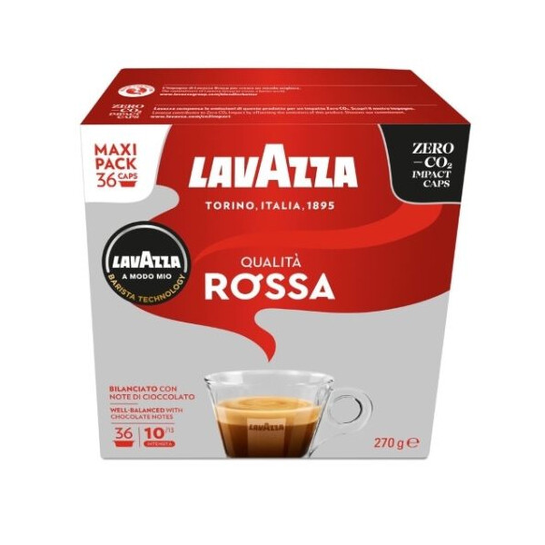 Qualita Rossa A MODO MIO Lavazza (36 individually wrapped capsules)