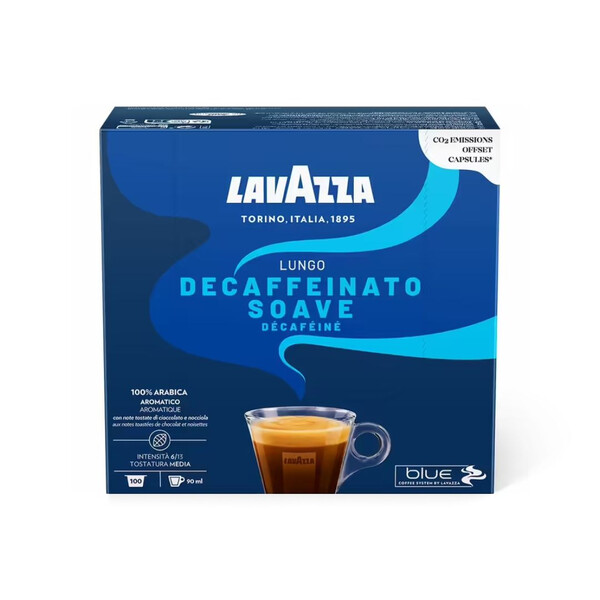 Кафе Капсули BLUE Декафеинато Соаве Лунго (100 бр. в кутия)