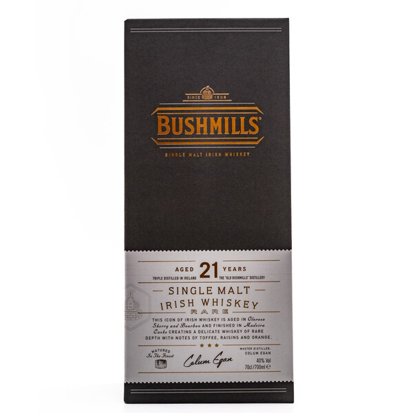 Bushmills 21 Years Old Triple Distilled Single Malt Irish Whiskey