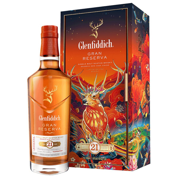 Glenfiddich Gran Reserva 21 YO Rum Cask Finish Lunar New Year Limited Edition