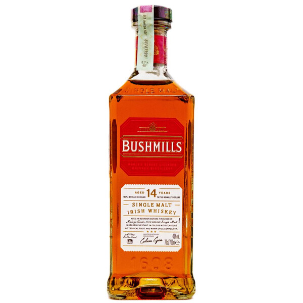 Irish Single Malt Whiskey Bushmills Malaga Cask Finish 14 years