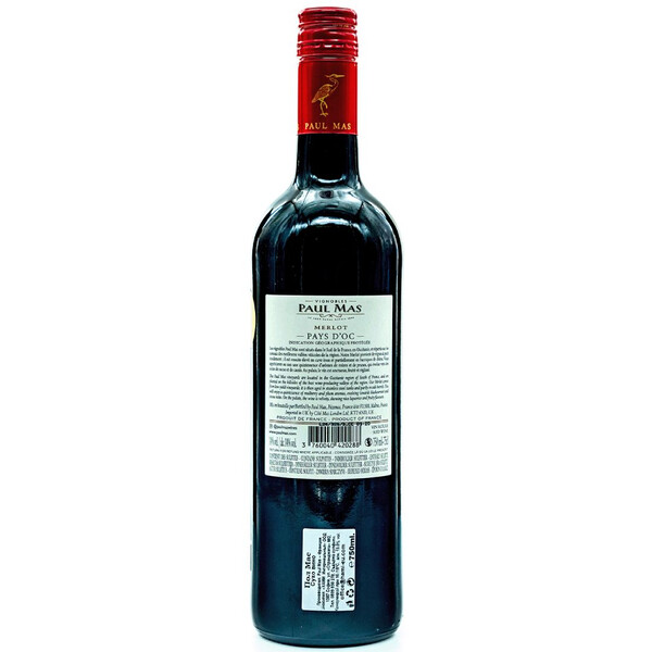 Merlot Pays d’Oc Paul Mas Estate