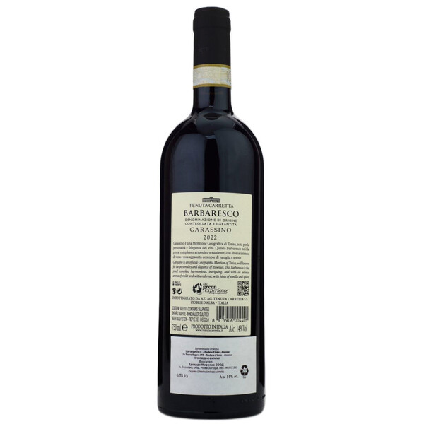 Tenuta Carretta Barbaresco Garassino DOCG