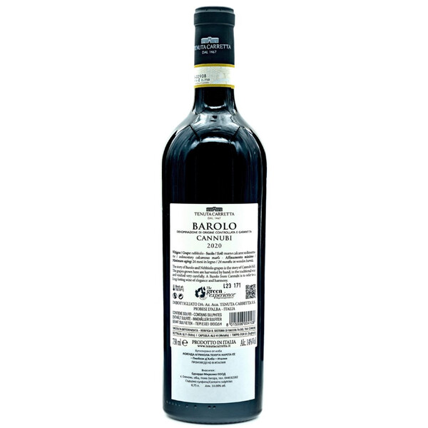 Tenuta Carretta Barolo Cannubi DOCG