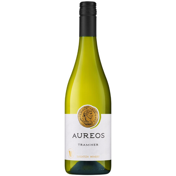 white wine Traminer Aureos Svishtov Winery