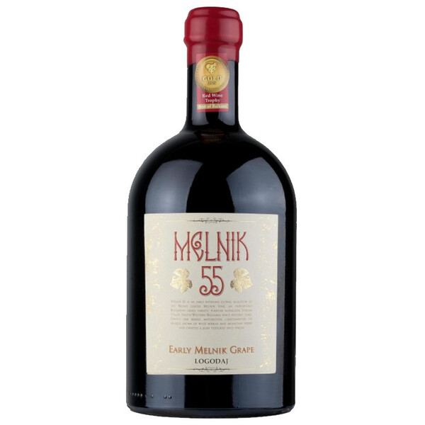 Червено вино Мелник 55 Логодаж 1,50л