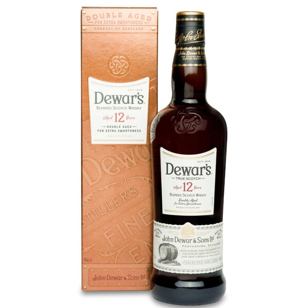 Dewar’s 12 YO Double Aged Blended Scotch Whiskey 700ml