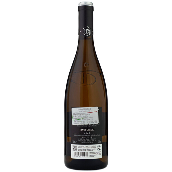 Pinot Grigio Friuli Colli Orientali DOP Azienda Agricola La Tunella 