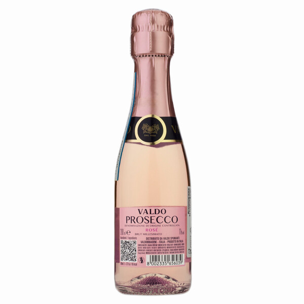 Prosecco Doc Rose Brut 2024 Valdo 200ml