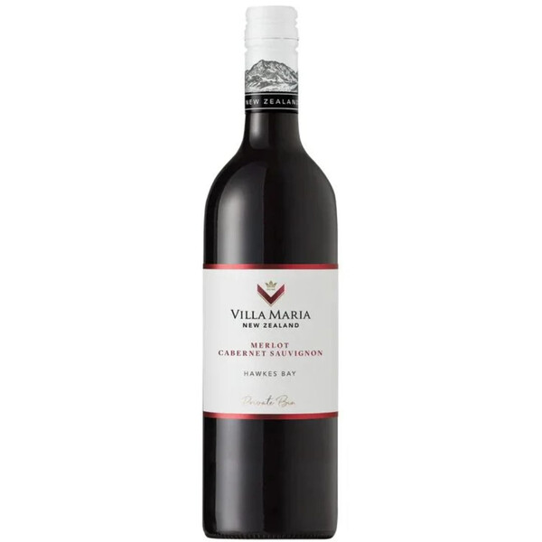 Red wine Merlot & Cabernet Sauvignon Private Bin Villa Maria