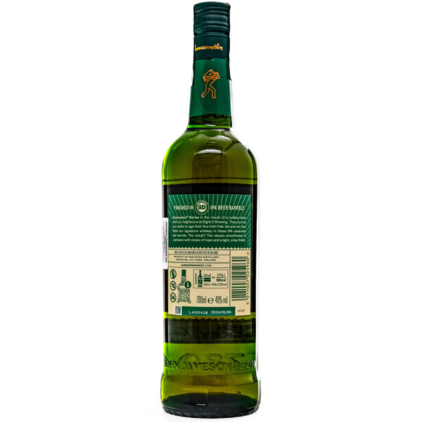 Jameson IPA Edition Whiskey Finished in Craft Beer Barrels