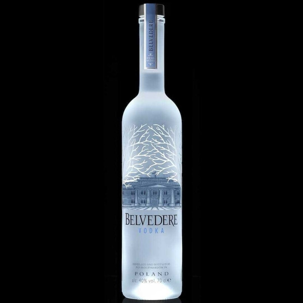Belvedere Organic Vodka 700ml LED bottle
