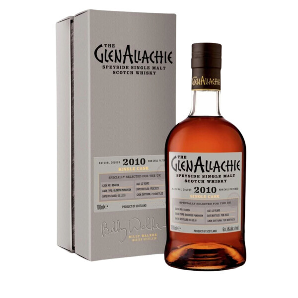 The GlenAllachie 2010-2022 12 Years Old Single Cask #4601 Napa Valley Wine Barrel