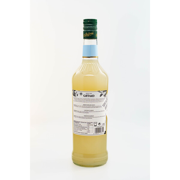 Coconut syrup 1.0 l. Gifard France