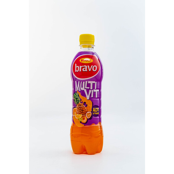 Плодова Напитка Браво Мултивитамин 12% 0,50л