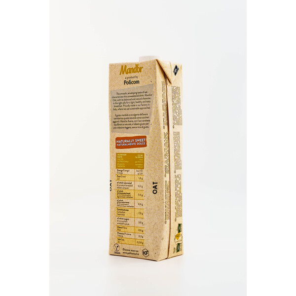 Oat drink Mand'or without sugar 1.0 l. Italy